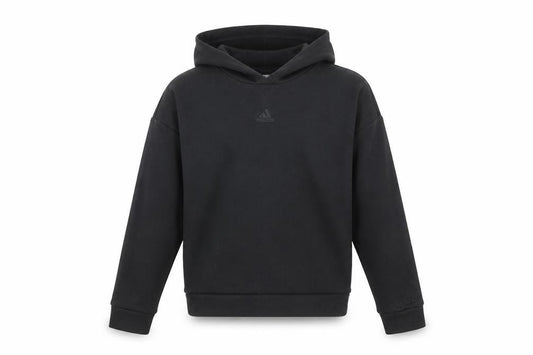 Adidas Girls Black Pullover Hoodie 11-12 Years