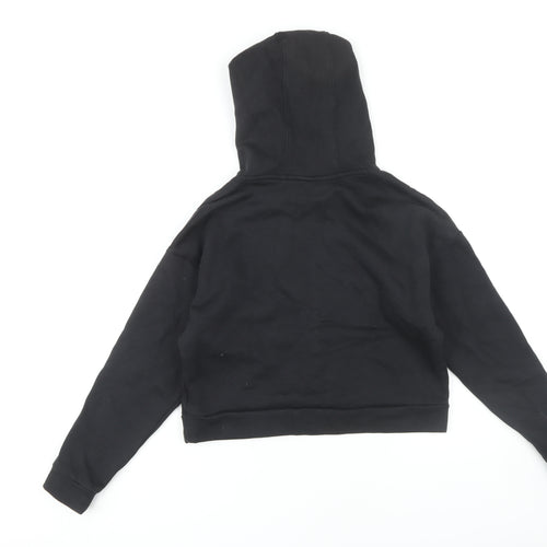 Adidas Girls Black Pullover Hoodie 11-12 Years