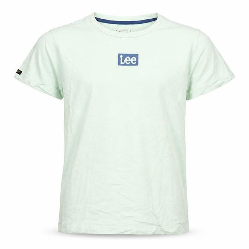 Lee Boys Green Cotton T-Shirt 10-11 Years Regular Fit