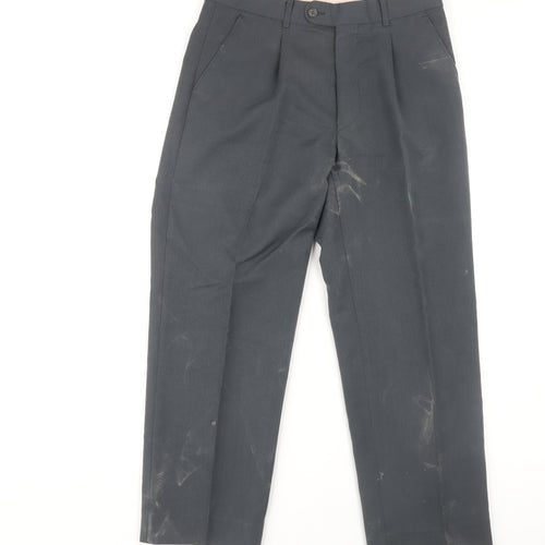 Burton Men's Grey Formal Trousers 32 in Waist Regular Fit