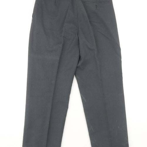Burton Men's Grey Formal Trousers 32 in Waist Regular Fit