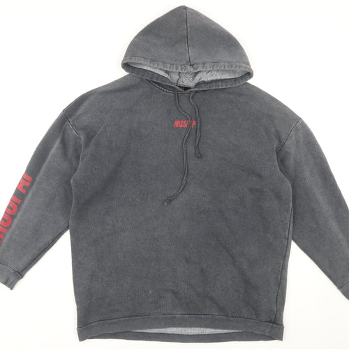 Misspap Women's Grey Pullover Hoodie - Size M