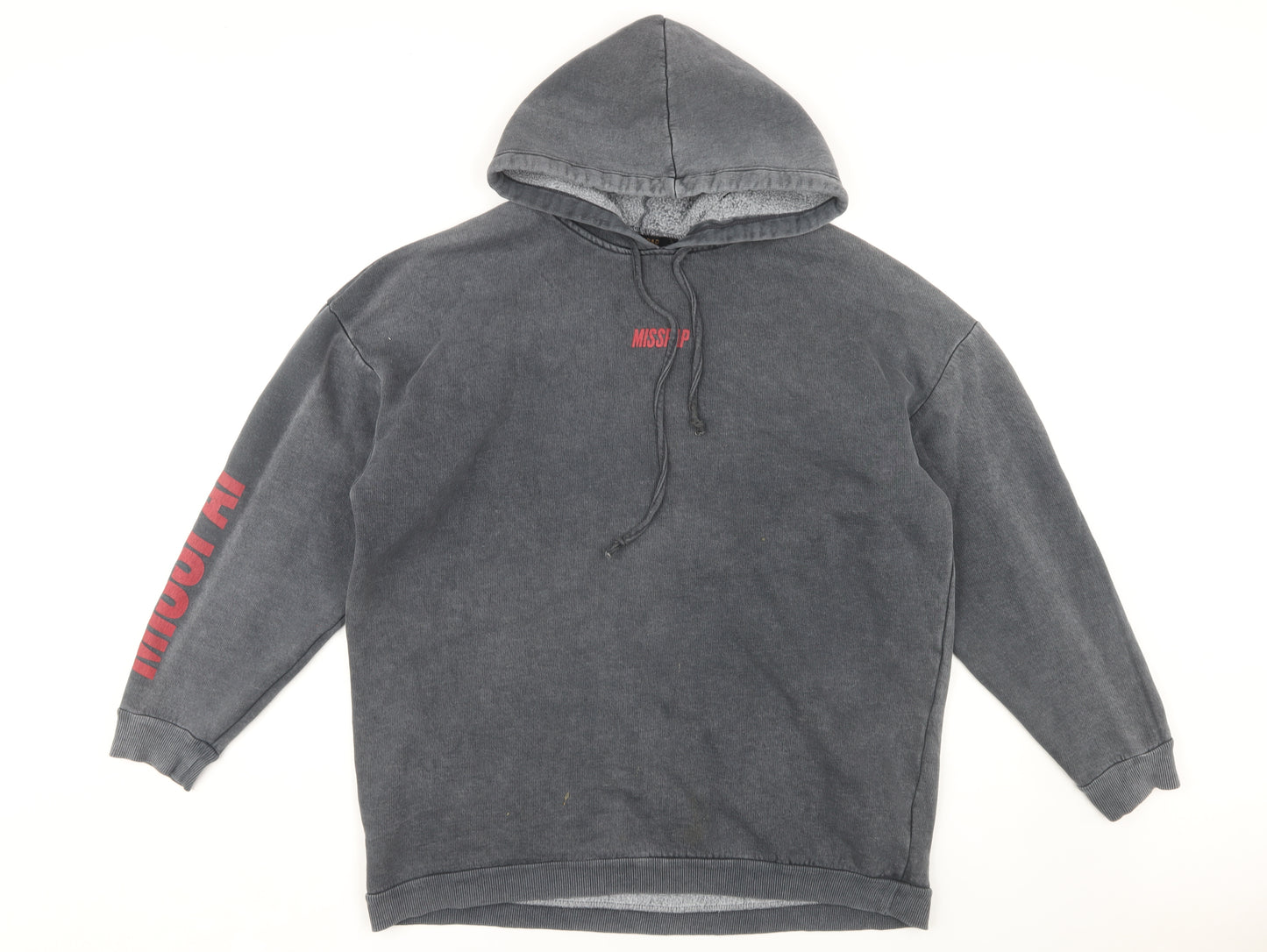 Misspap Women's Grey Pullover Hoodie - Size M