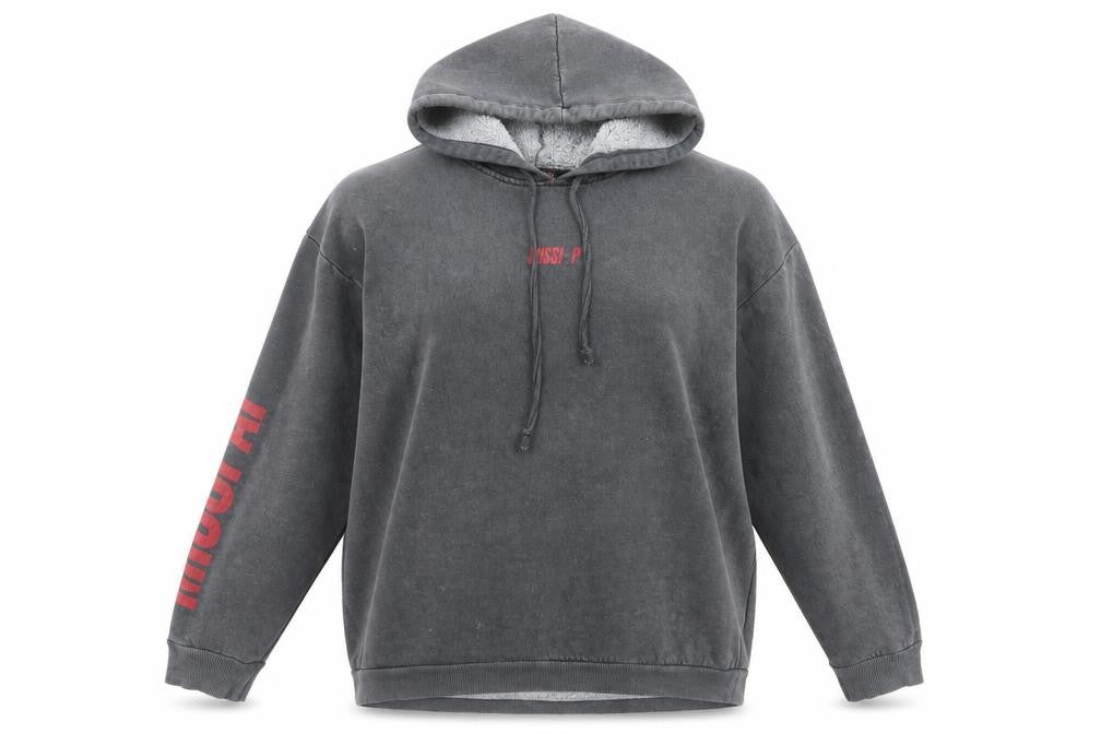 Front view of Misspap Women's Grey Pullover Hoodie -, size M