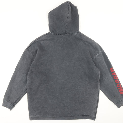 Misspap Women's Grey Pullover Hoodie - Size M
