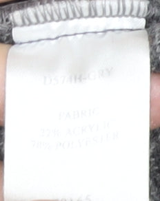 Cotton Traders Men's Grey Plaid Pullover Sweatshirt 2XL