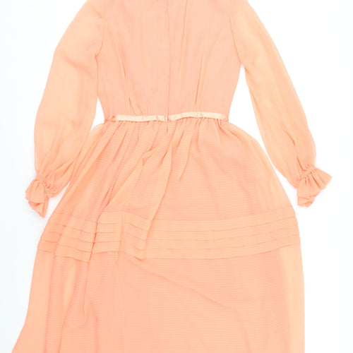 Marian Russell Pink Long Sleeve Dress Size 12 Women