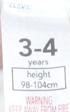 The Grinch Girls Pyjama Top, White, 3-4 Years, New With Tags