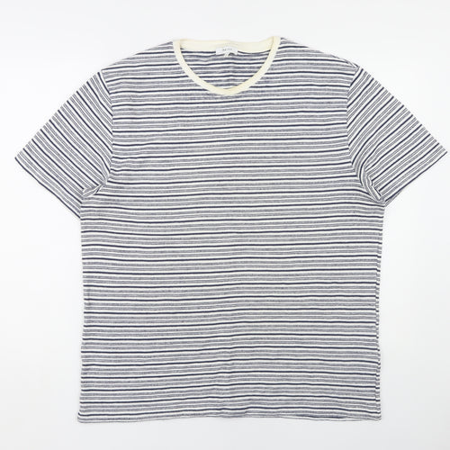 Reiss Men's XL Striped T-Shirt Multicoloured