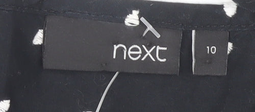 Next Women's Black Embroidered Camisole Tank Size 10