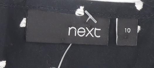 Next Women's Black Embroidered Camisole Tank Size 10