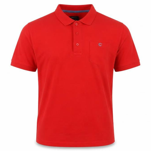 Carabou Men's Red Polo Shirt, Medium, Casual Attire