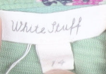 White Stuff Women's Green Floral Blouse Size 14