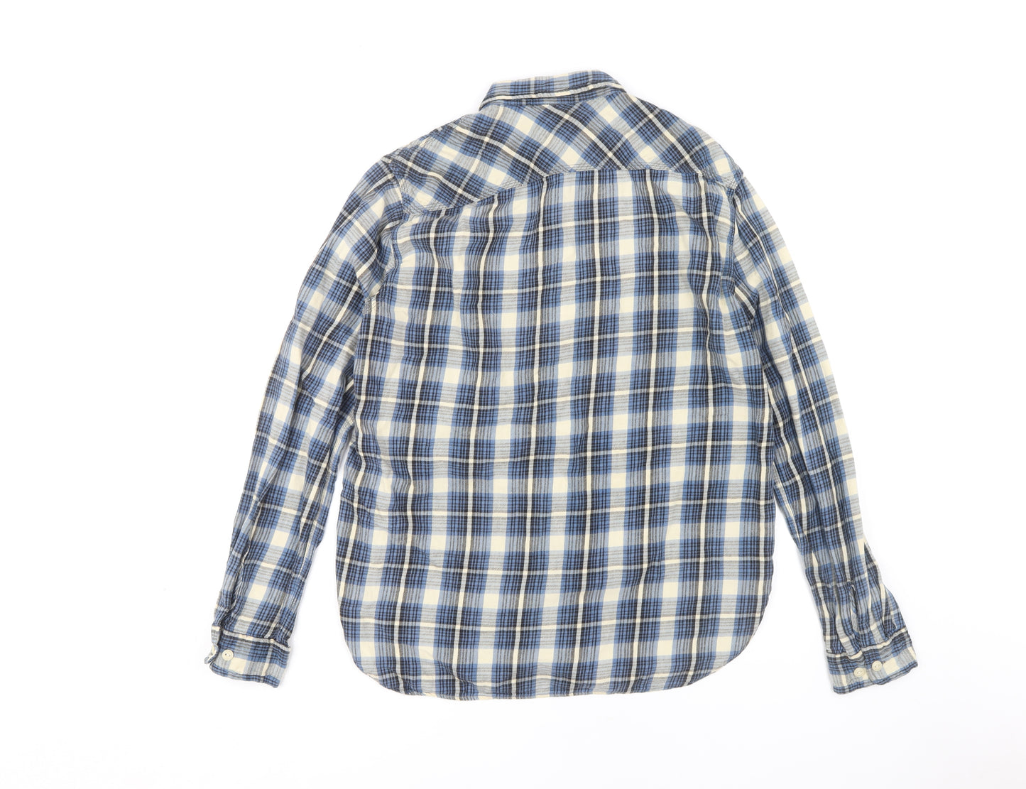 Denim & Supply Ralph Lauren Men's Blue Check Shirt M
