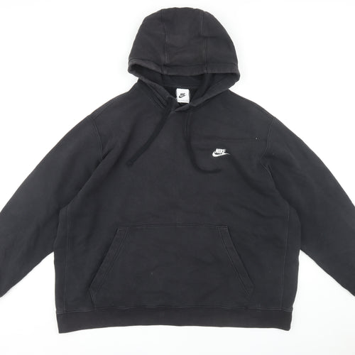 Nike Men's Black 2XL Hoodie Pullover Fleece