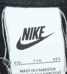 Nike Men's Black 2XL Hoodie Pullover Fleece