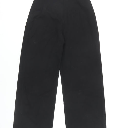 Bershka Women's Black Wide-Leg Trousers Size 10