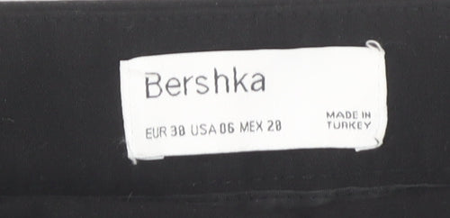 Bershka Women's Black Wide-Leg Trousers Size 10