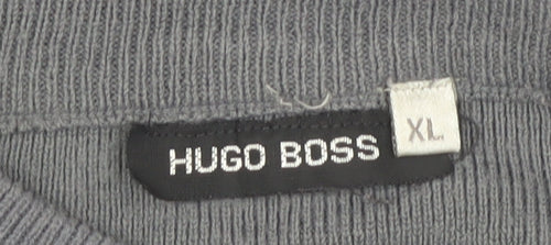 Hugo Boss Men's Grey XL Pullover Jumper