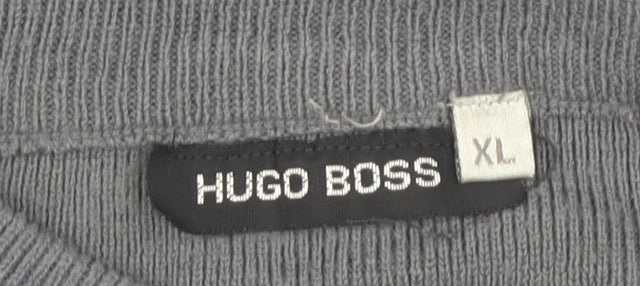 Hugo Boss Men's Grey XL Pullover Jumper