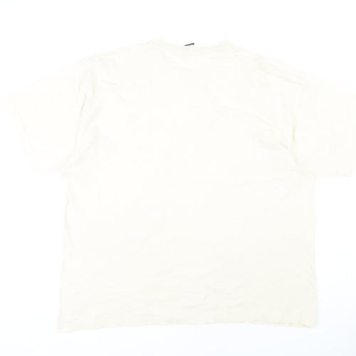 Timberland Men's Beige 2XL Crew Neck T-Shirt