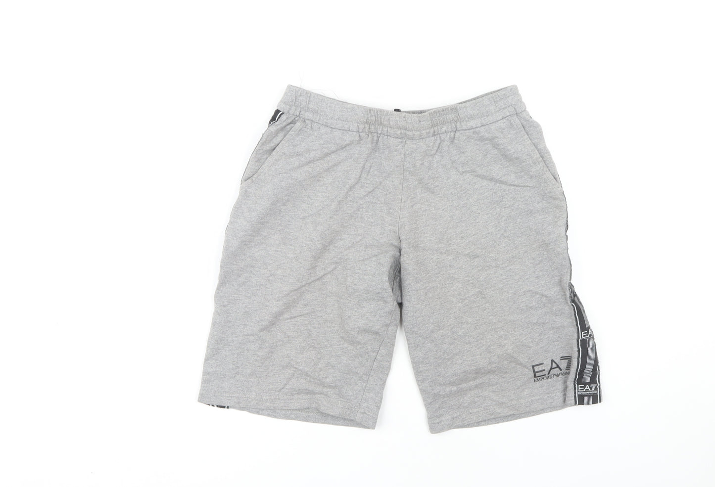 Emporio Armani Boys Grey Sweat Shorts Size 14 Years