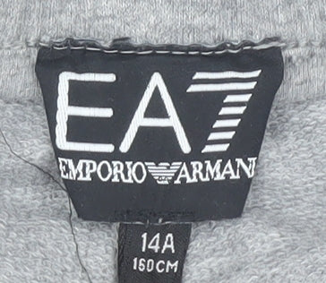 Emporio Armani Boys Grey Sweat Shorts Size 14 Years