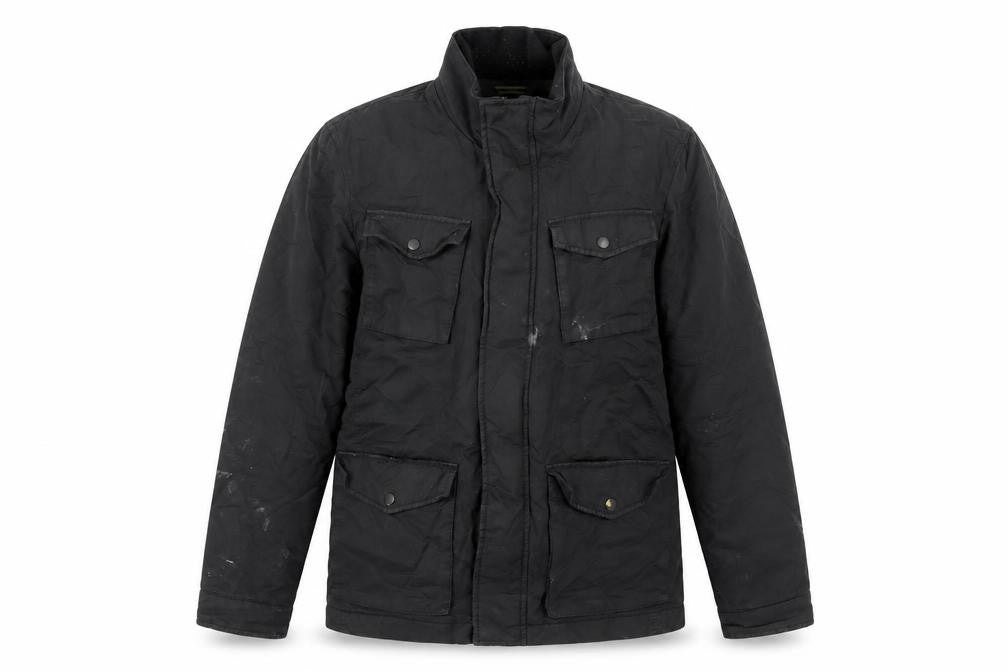 Front view of Next Men's Black Medium Anorak Jacket