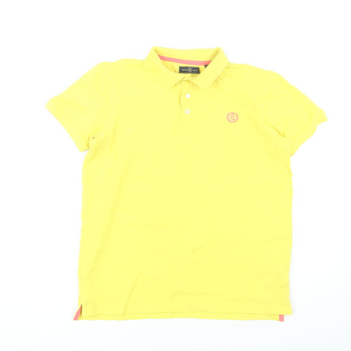 Henri Lloyd Boys Yellow Polo Shirt, 14-15 Years, Cotton