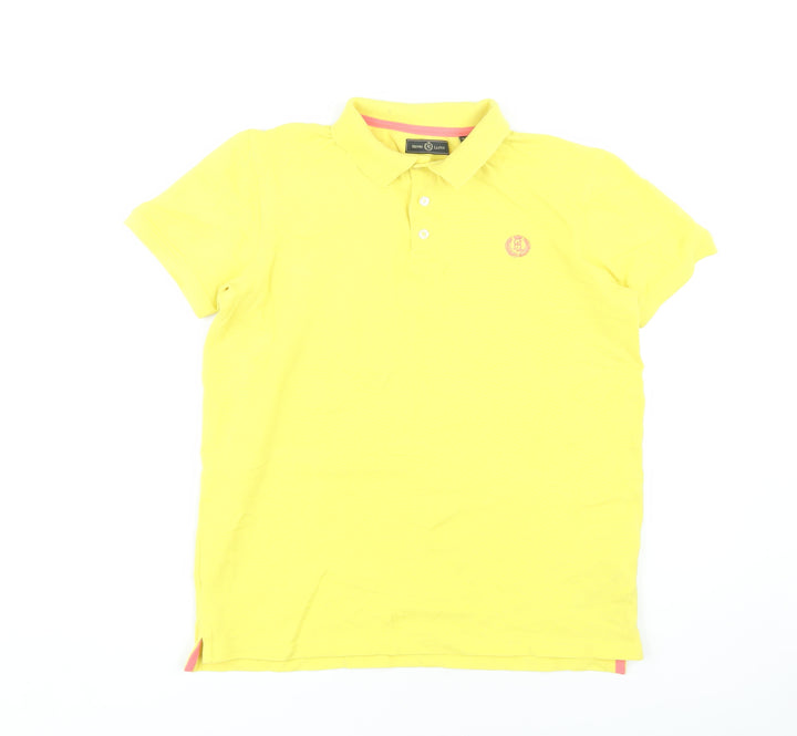 Henri Lloyd Boys Yellow Polo Shirt, 14-15 Years, Cotton