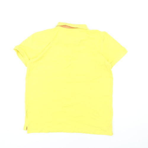 Henri Lloyd Boys Yellow Polo Shirt, 14-15 Years, Cotton