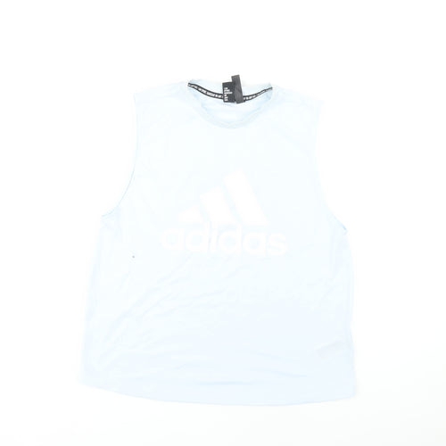 Adidas Women's White Sleeveless Top, Size M
