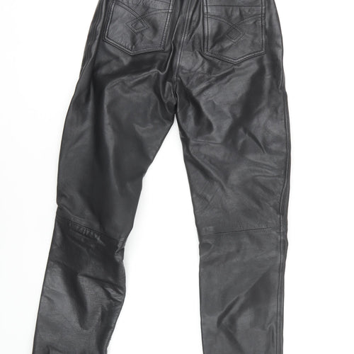 Modern Classics Women's Black Leather Trousers Size 8