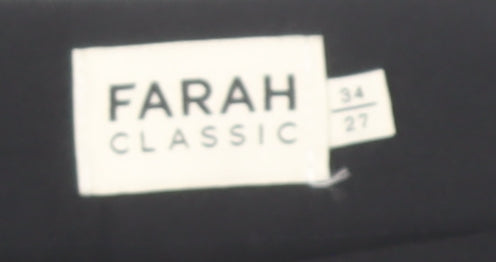 Farah Men's Black Dress Pants Size 34