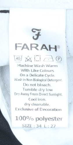 Farah Men's Black Dress Pants Size 34