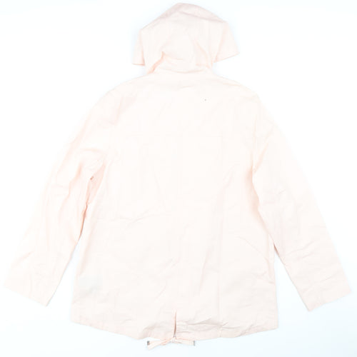 Marks and Spencer Women's Pink Hooded Parka Jacket Size 12