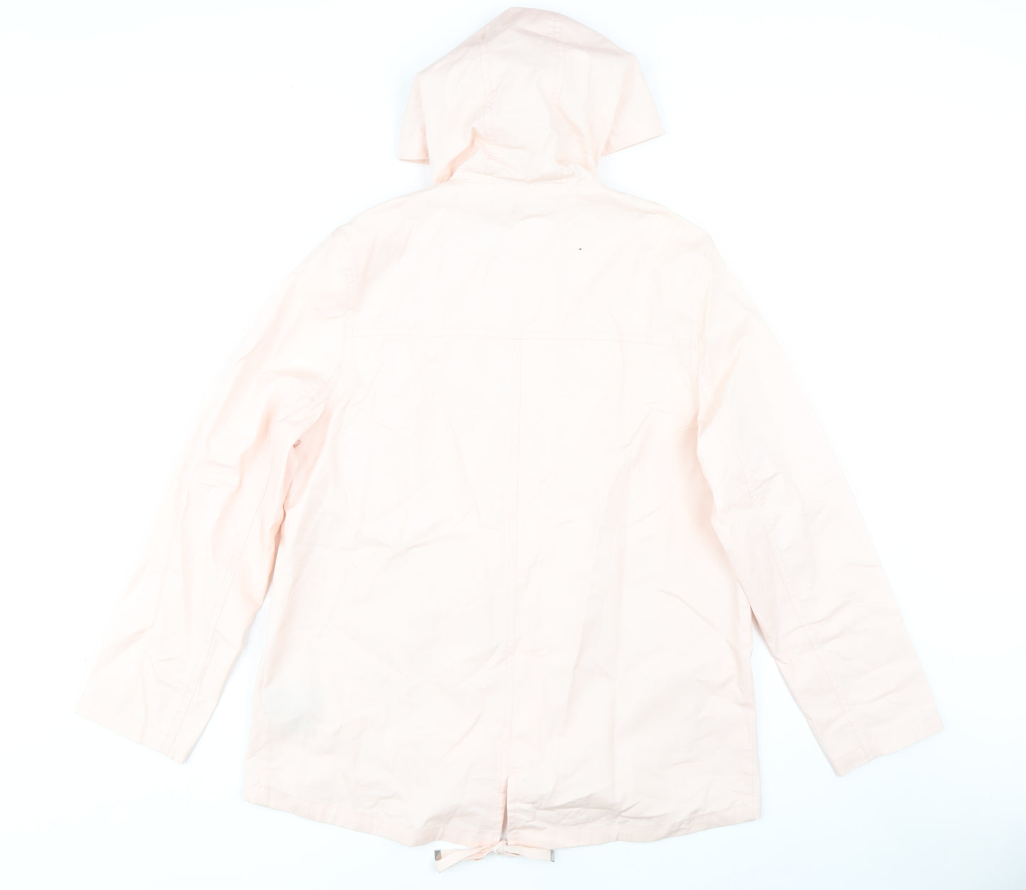 Marks and Spencer Women's Pink Hooded Parka Jacket Size 12