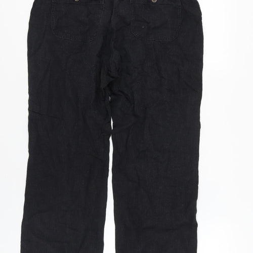 Debenhams Women's Black Trousers, Size 14, Casual