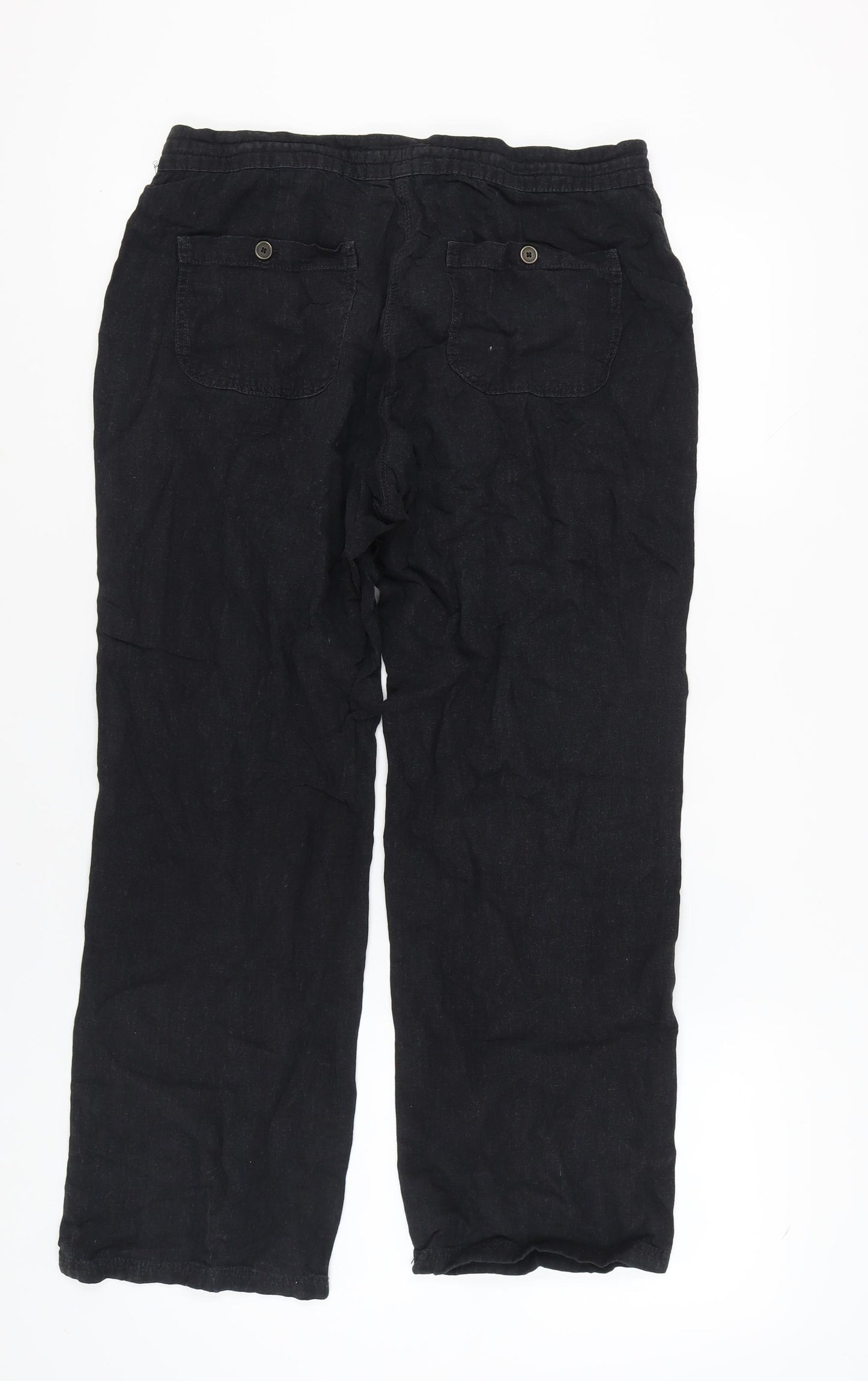 Debenhams Women's Black Trousers, Size 14, Casual