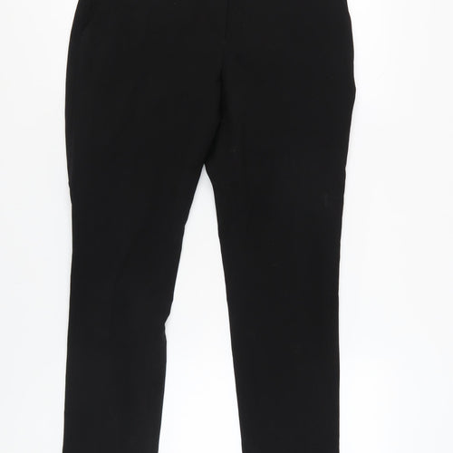 H&M Women's Black Straight Trousers Size 10