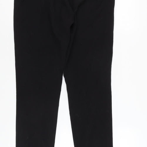 H&M Women's Black Straight Trousers Size 10