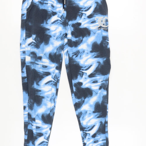 Juicy Couture Blue Tie Dye Jogger Trousers for Girls 9-10 Years