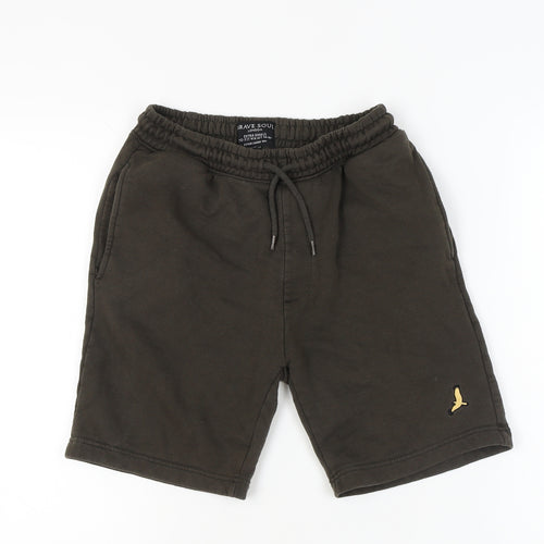 Brave Soul Men's Black XS Sweat Shorts