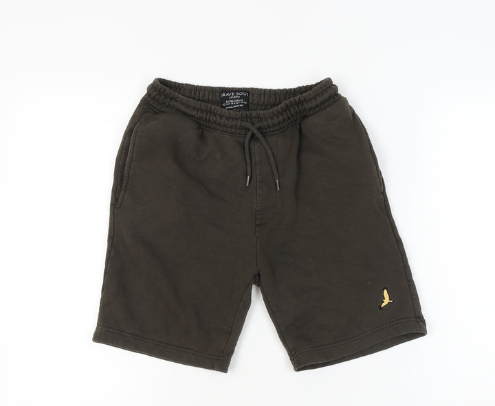 Brave Soul Men's Black XS Sweat Shorts