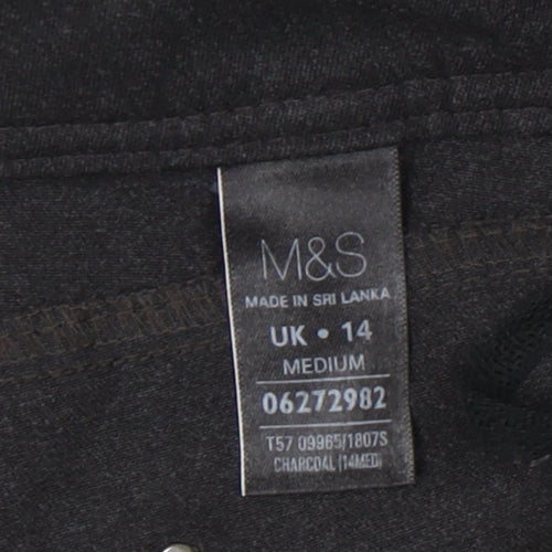Marks and Spencer Women's Black Trousers UK 14