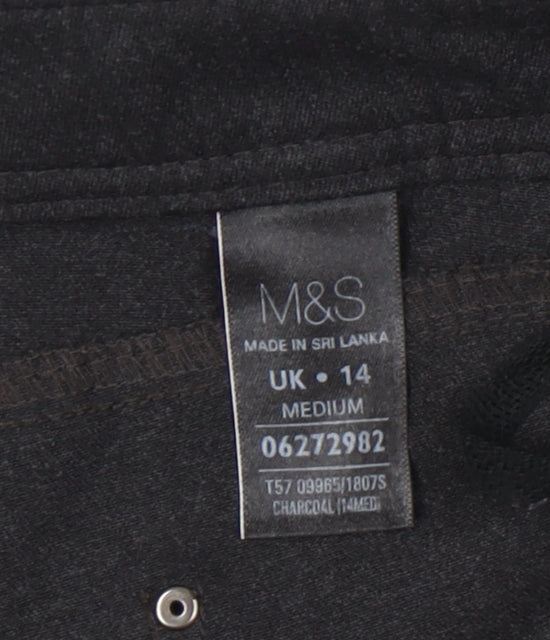 Marks and Spencer Women's Black Trousers UK 14