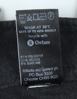 Marks and Spencer Women's Black Trousers UK 14