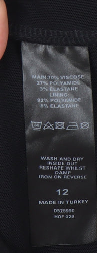 Mary Portas Women's Black Dress, Size 12