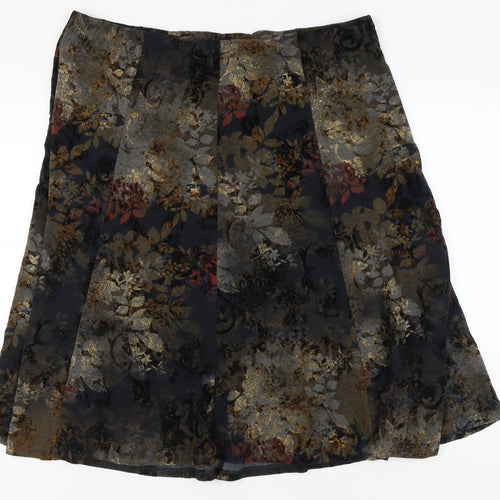 Marks and Spencer Women’s Floral A-Line Skirt, Size 22