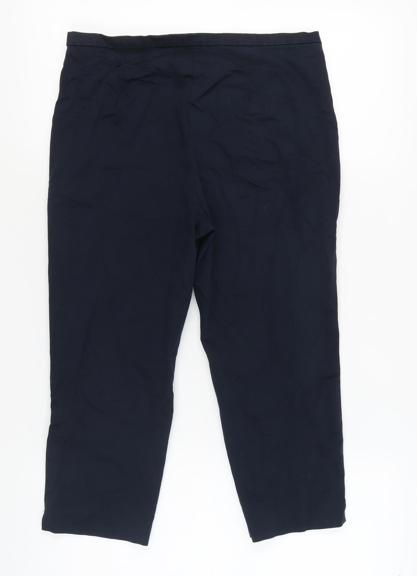 Marks and Spencer Women's Blue Trousers UK 12